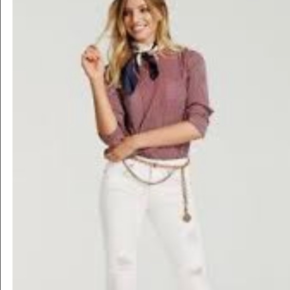 CAbi Tops - Cabi Franklin Blouse, size large, red/white/blue